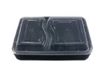 "2-section microwave-safe container with lid from JC Packaging Dubai"