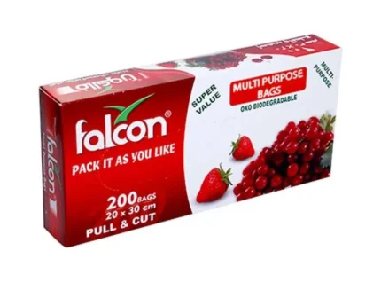 "Falcon oxo-biodegradable multi-purpose bags packaging from JC Packaging Dubai"