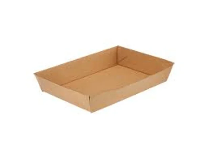 "Kraft flute tray packaging from JC Packaging Dubai"